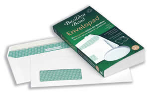 White DL Envelopes with Window